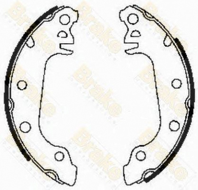 BRAKE ENGINEERING sh2139 -  Комплект тормозных колодок